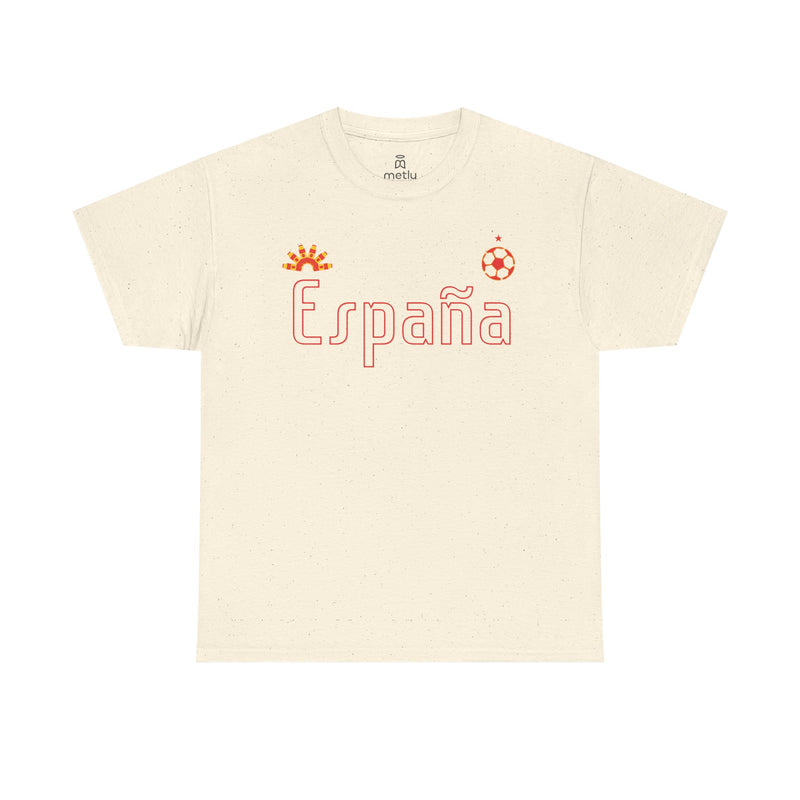 Spain Retro Tee — Off-White Summer Supporter Shirt - Wear It With Pride