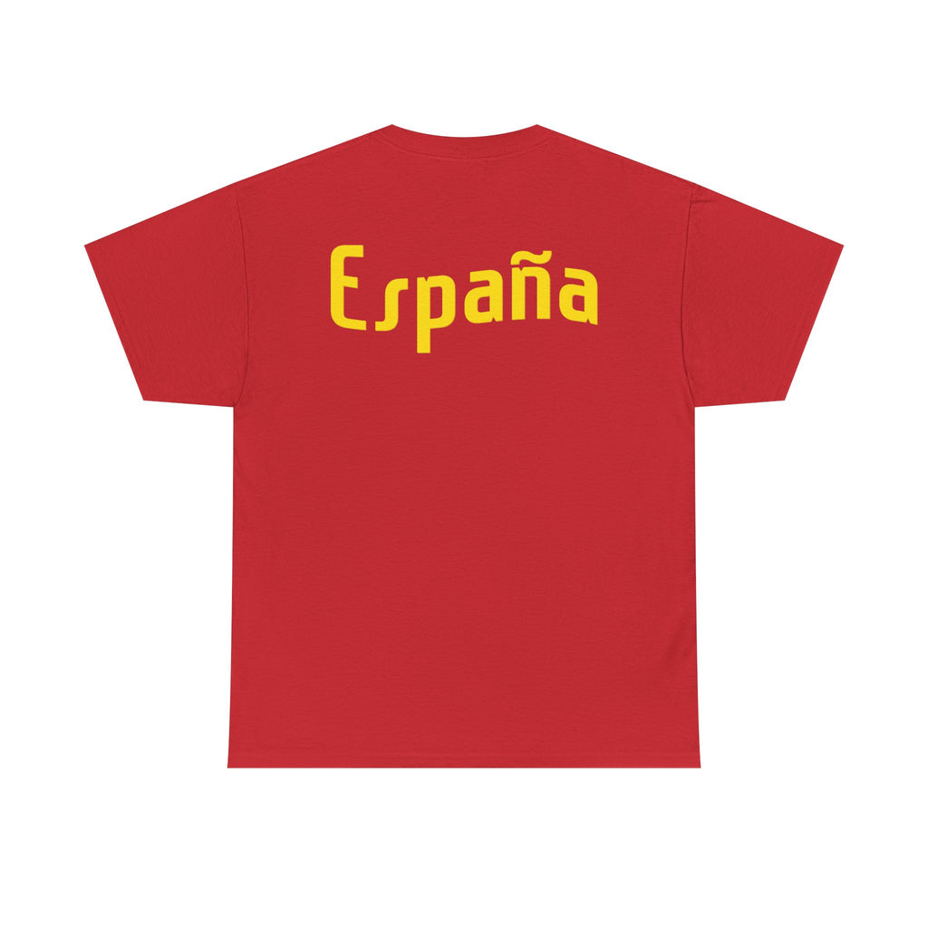 Spain Football Supporter Coloured Tee — Wear It With Pride