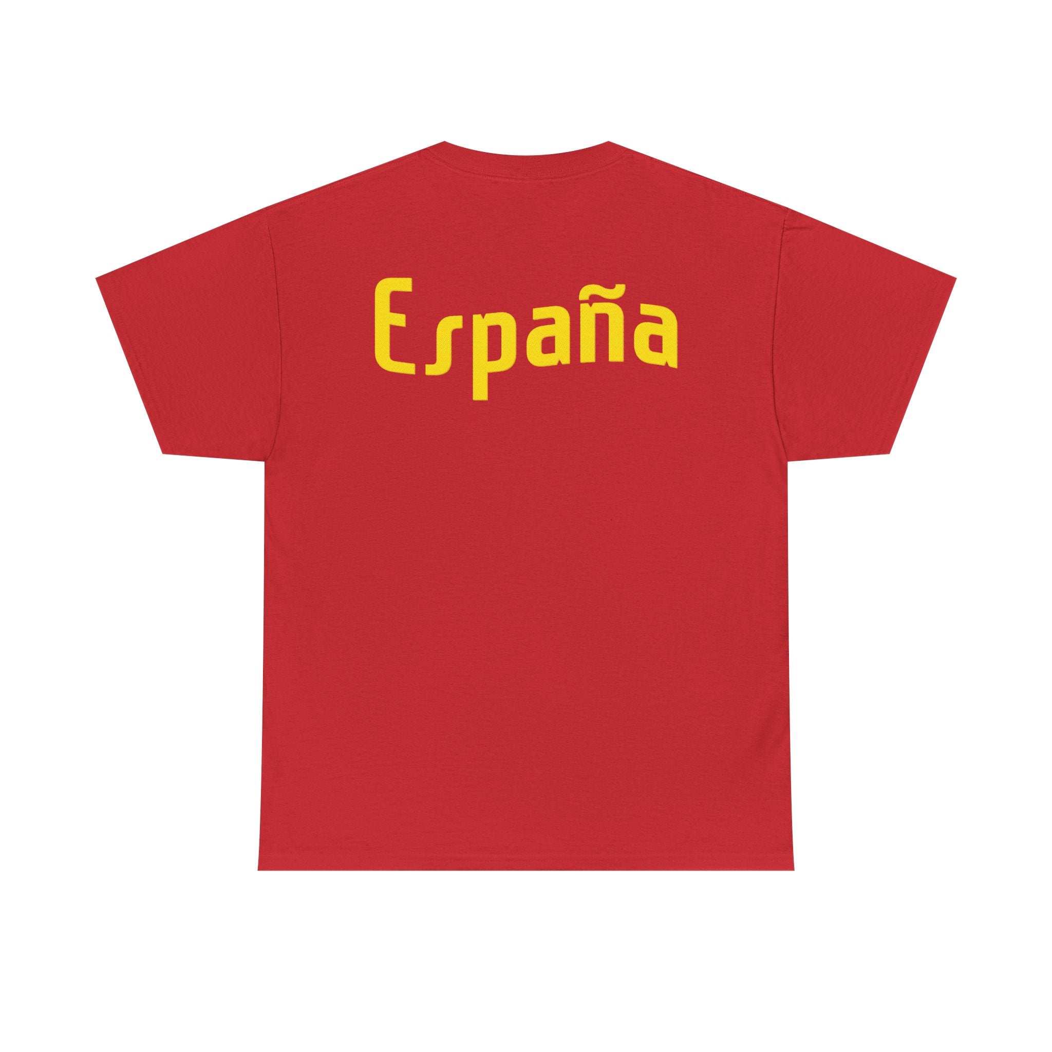 Spain Football Supporter Coloured Tee — Wear It With Pride
