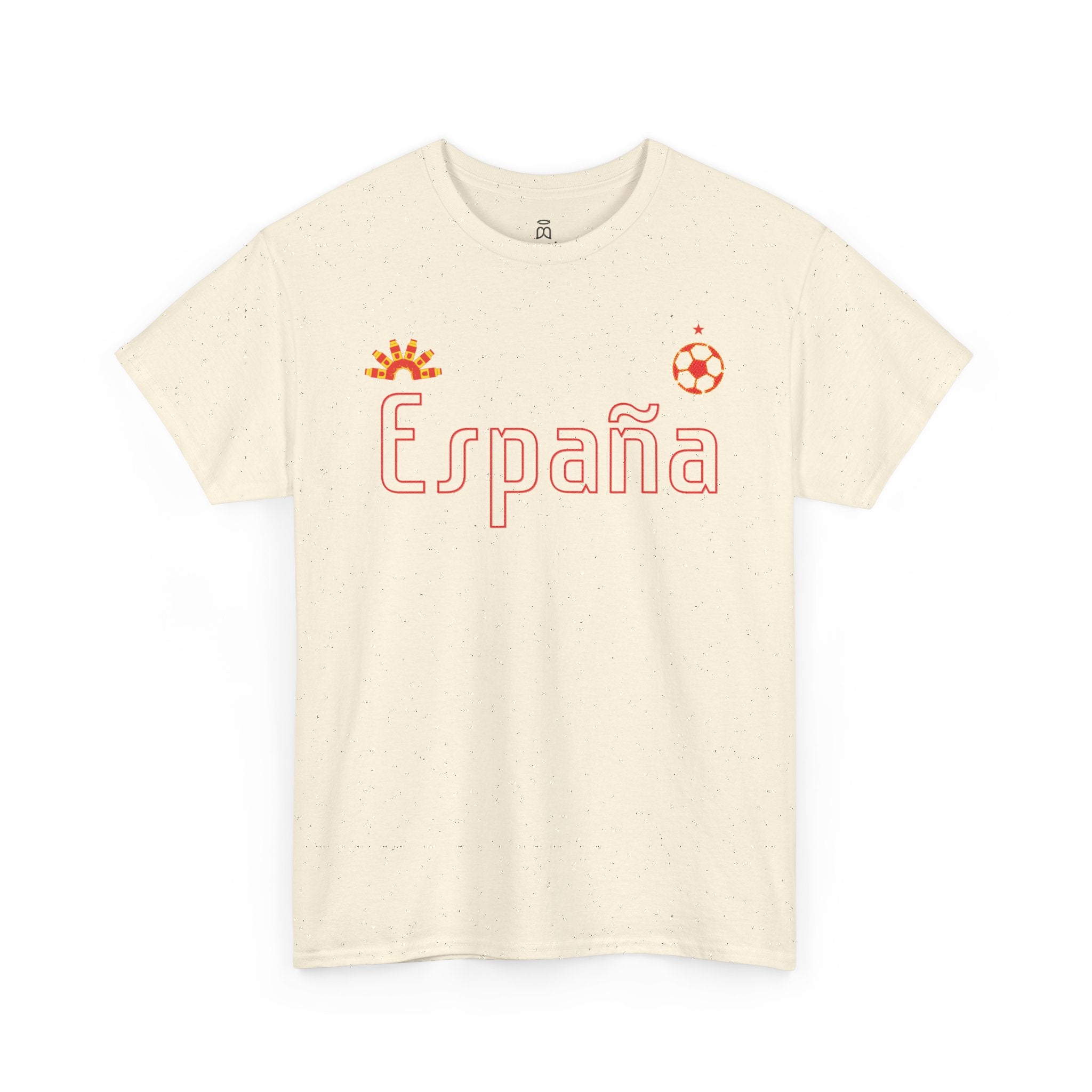 Spain Retro Tee — Off-White Summer Supporter Shirt - Wear It With Pride