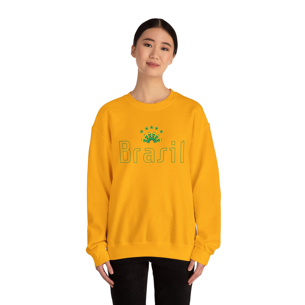Brazil Football Supporter Sweatshirt - Wear It With Pride