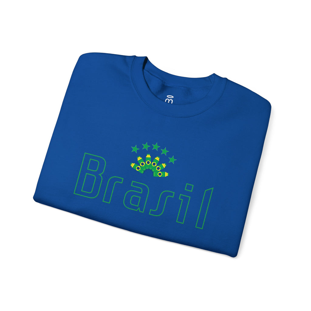 Brazil Football Supporter Sweatshirt - Wear It With Pride