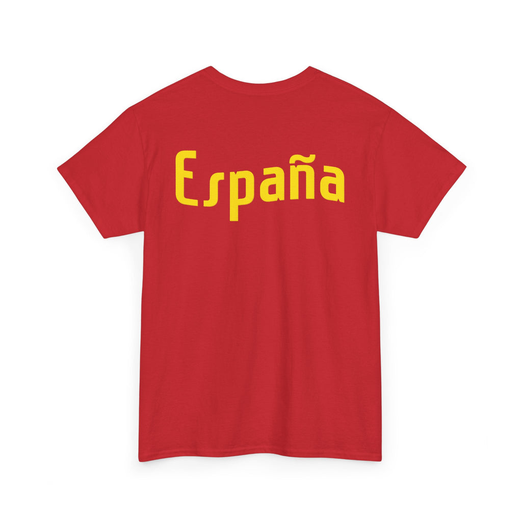 Spain Football Supporter Coloured Tee — Wear It With Pride