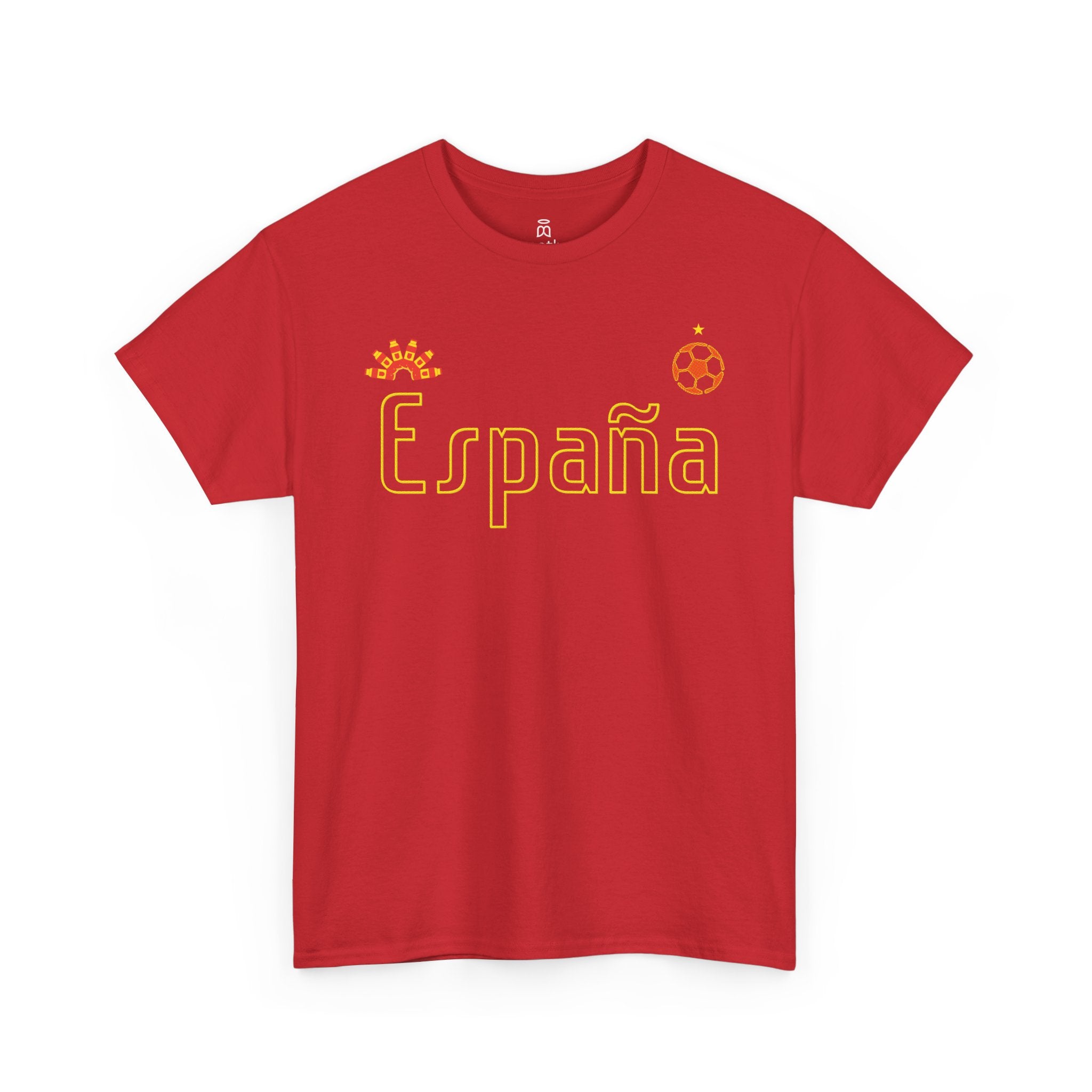 Spain Football Supporter Coloured Tee — Wear It With Pride