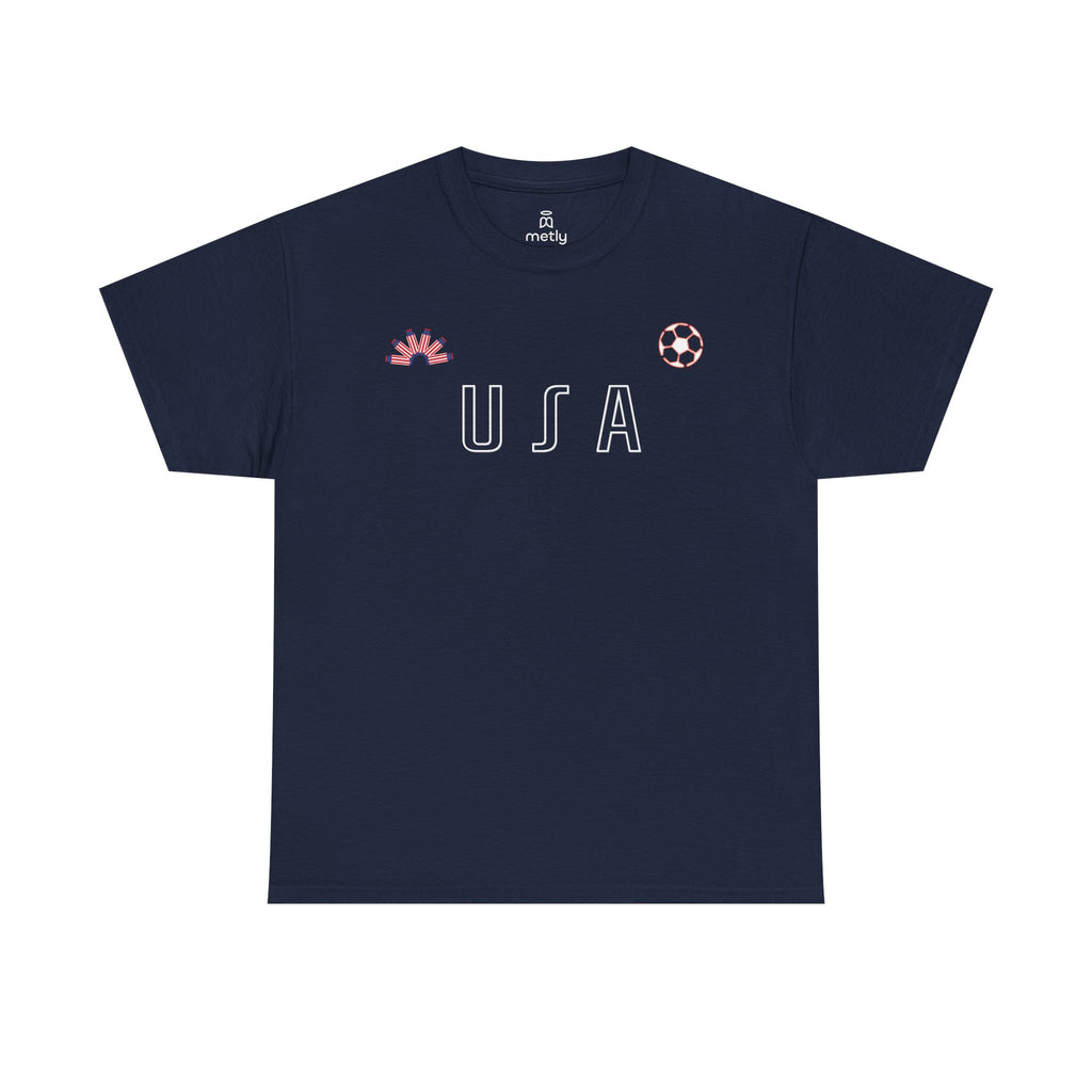 Team USA Football Supporter Coloured Tee - Wear It With Pride