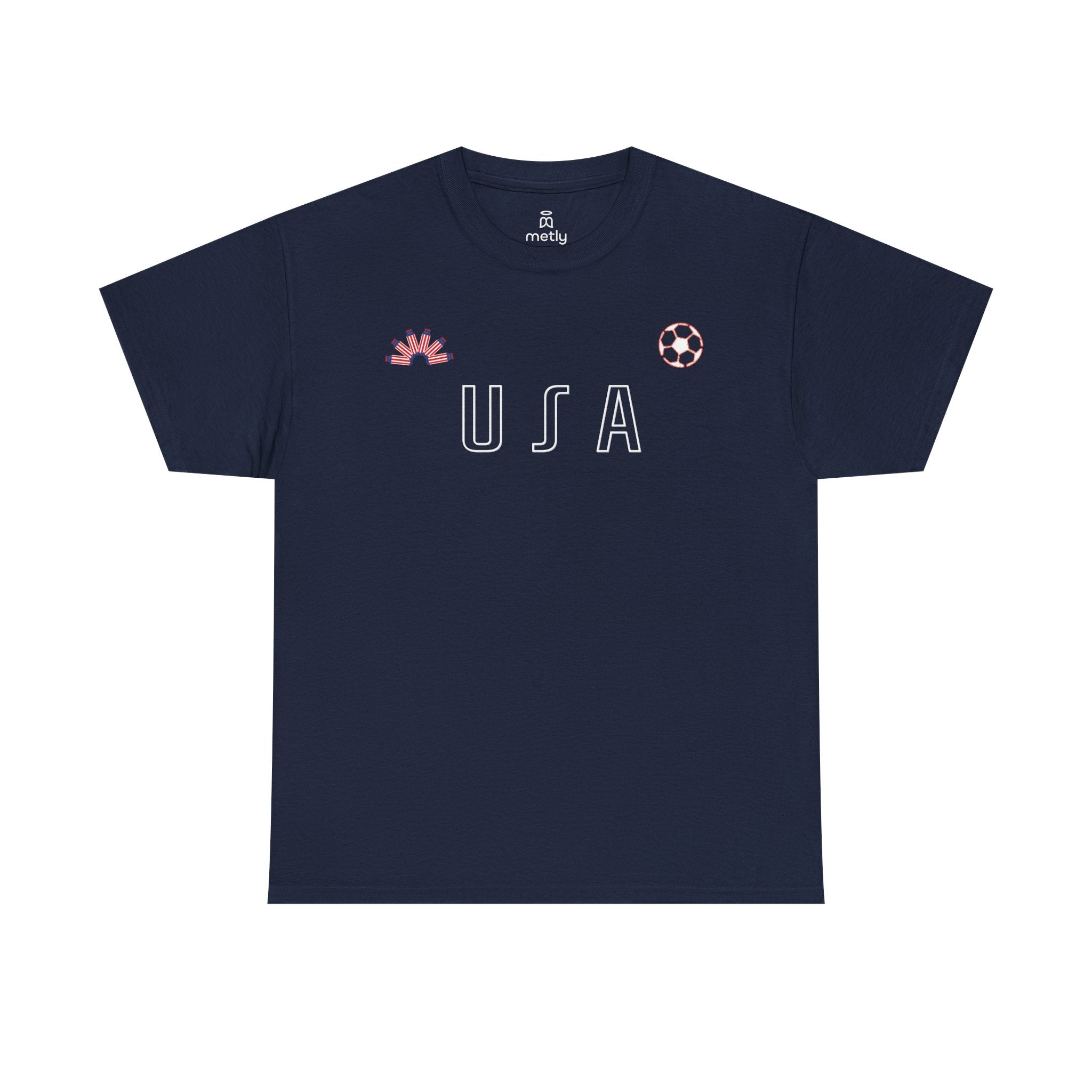 Team USA Football Supporter Coloured Tee - Wear It With Pride