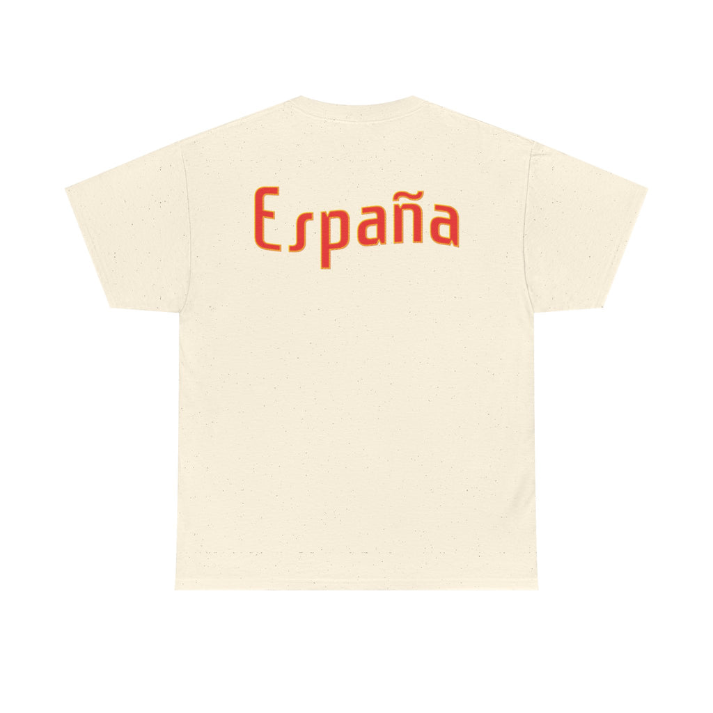 Spain Retro Tee — Off-White Summer Supporter Shirt - Wear It With Pride