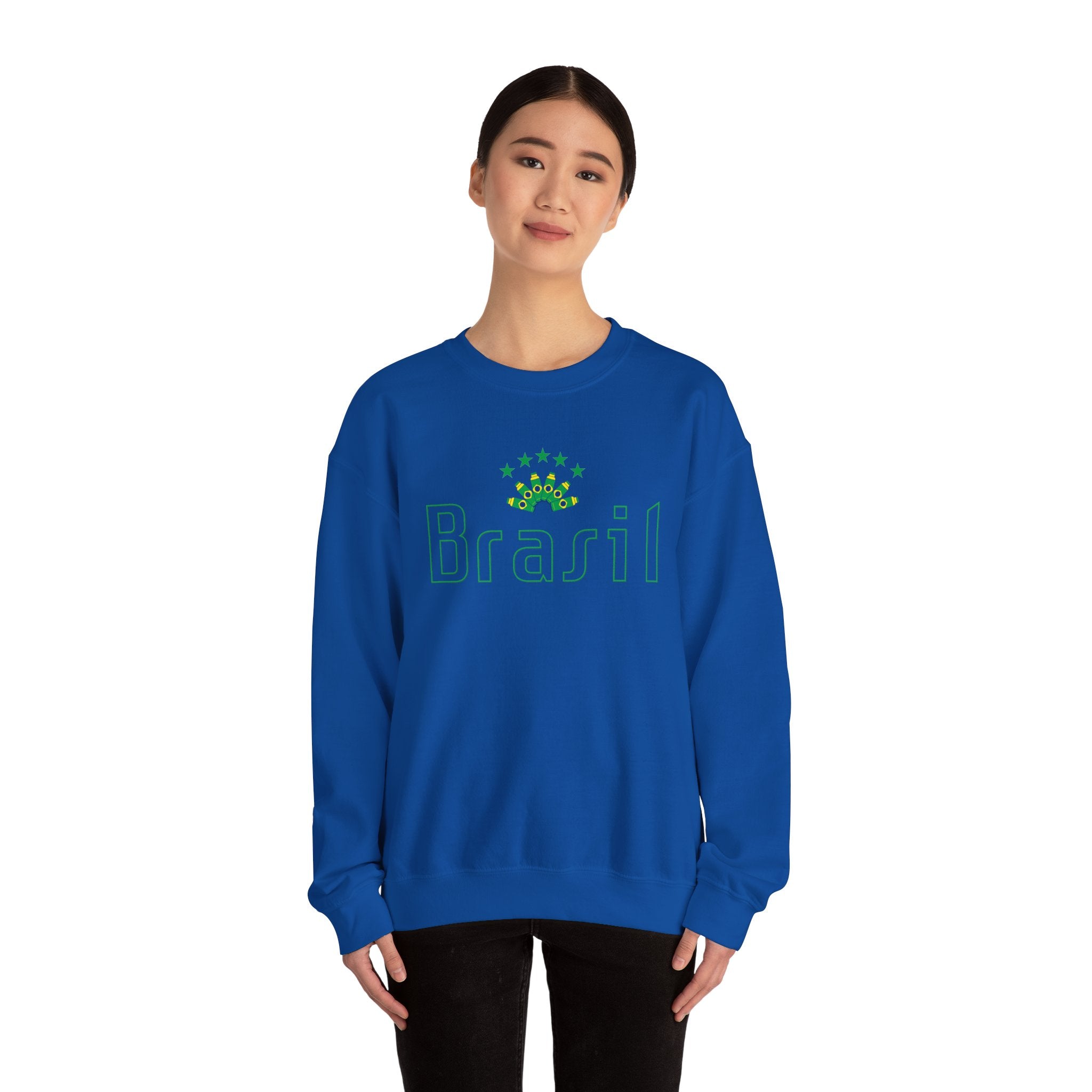Brazil Football Supporter Sweatshirt - Wear It With Pride