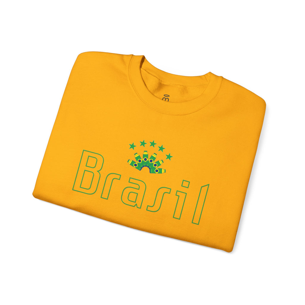 Brazil Football Supporter Sweatshirt - Wear It With Pride