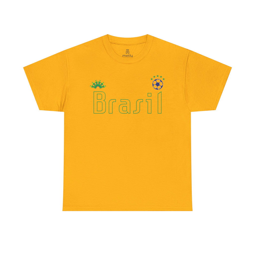 Brazil Football Supporter Tee - Wear It With Pride